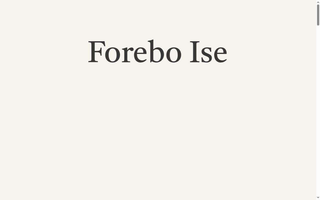 Ｆｏｒｅｂｏ　Ｉｓｅ内科・スキンクリニックの公式サイトのスクリーンショット